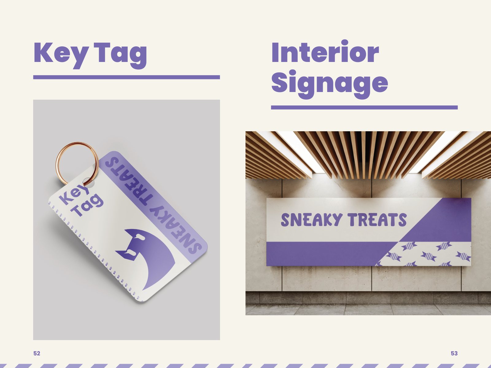 Sneaky Treats brand book, image 6